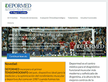 Tablet Screenshot of depormed.com